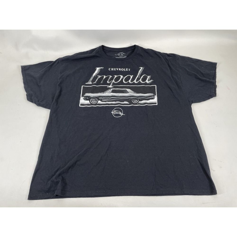 Chevrolet Impala Chemistry Short Sleeve Graphic T Shirt Mens 3XL Black